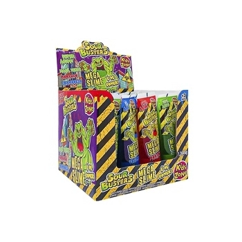 BALA 3 SABORES SOUR BUSTERS MEGA SLIME 16X2DP