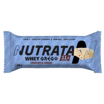 NUTRATA BARRA GREGO COOKIES & CREAM 6X12UNX40G