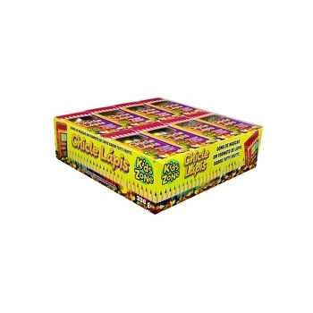 CHICLETE EM FORMATO DE LAPIS SABOR TUTTI-FRUTTI 24X4DP