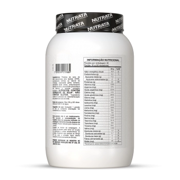 WHEY ZERO LACTOSE SABOR MORANGO NUTRATA 900G