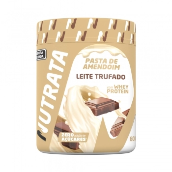NUTRATA PASTA AMENDOIM LEITE TRUFADO 600G