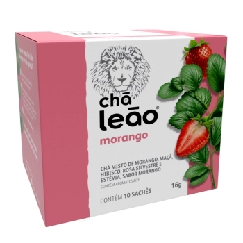 CHA LEAO MORANGO 2GX10UN CX20