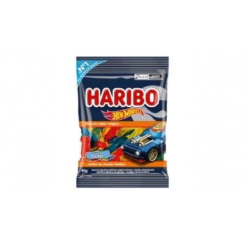 BALA GEL HOT WHEELS FRUT/SORT HARIBO 12X80G