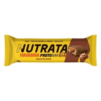 NUTRATA BARRA PROTOBAR SABOR DOCE DE LEITE HAVANNA 6X9UNX70G