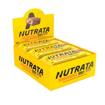 NUTRATA BARRA GREGO BAR DULCE DE LECHE HAVANNA E LIMAO SICILIANO 6X12UNX40G