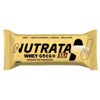 NUTRATA BARRA GREGO BAR MOUSSE DE MARACUJA 6X12UNX40G