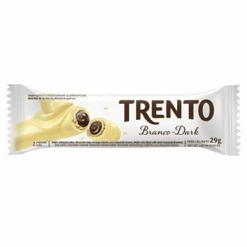 TRENTO WAFER CHOCOLATE BRANCO 8DPX16UNX29G