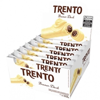 TRENTO WAFER CHOCOLATE BRANCO 8DPX16UNX29G