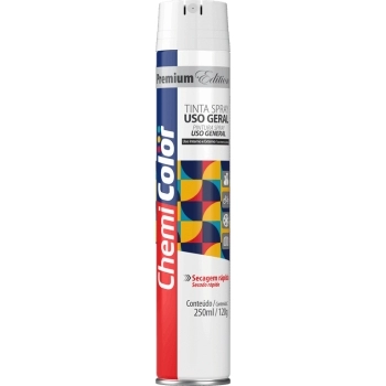 TINTA CHEMICOLOR 250ML BRANCO FOSCO 6X250ML