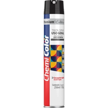 TINTA CHEMICOLOR 250ML PRETO BRILHANTE 6X250ML