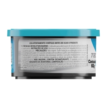 ODORIZADOR TEC FRESH REVOL GEL MARINE 24X60G