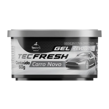 ODORIZADOR TEC FRESH REVOL GEL CAR NOVO 24X60G