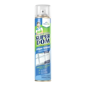 LIMPA VIDROS SUPER DOM 06X300ML/200G