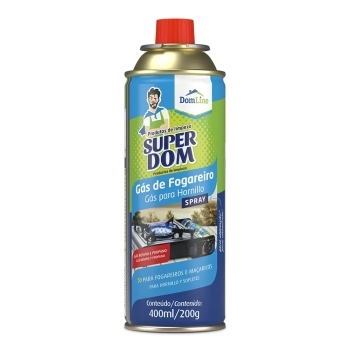 GAS DE FOGAREIRO SUPER DOM 06X400ML/200G