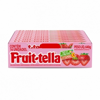 FRUITTELLA MAST. MORANGO VIT. C 10X16 C/24