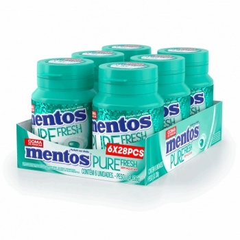 MENTOS GOMA GARRAFA WTERGREEN 28X6 C/6