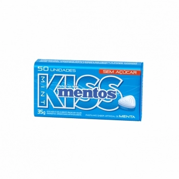 MENTOS KISS MINT LTA 50X12 C/12