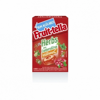 FRUITTELLA HERBS CRANBERRY ERVAS 12X12DPX25,2G
