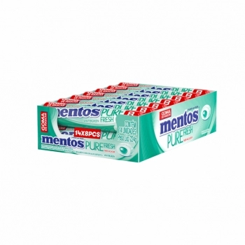 MENTOS PF STICK GOMA WINTERGREEN 8X14 C/12