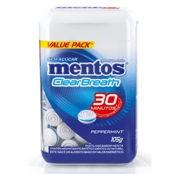 MENTOS CLEAR BREATH MINT BIG GRF 150X10