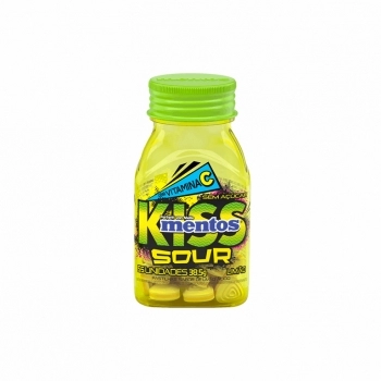 MENTOS KISS SOUR LIMAO 55X6 C/6