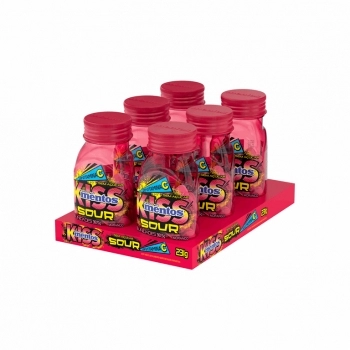 MENTOS KISS SOUR MORANGO 55X6 C/6