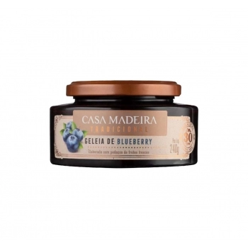 GELEIA CASA MADEIRA AMORA C/PEDACOS 240G 12UNID