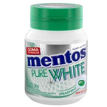 MENTOS GOMA GARRAFA P.WHITE SPEARMINT 6DPX6X56G
