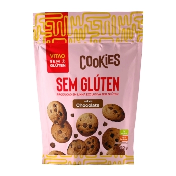 COOKIES SEM GLUTEN CACAU VITAO 8X120G