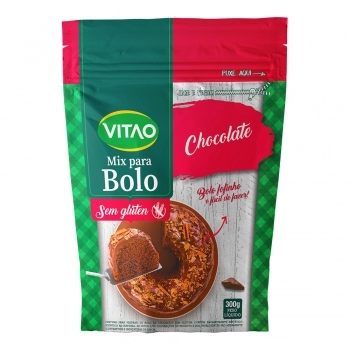 MIX BOLO SEM GLUTEN CHOCOLATE VITAO 12X300G