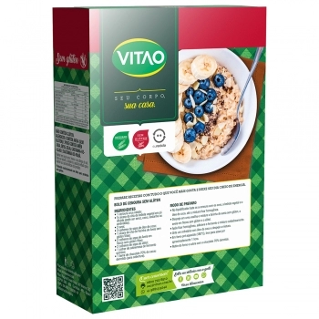 FARINHA DE AVEIA SEM GLUTEN VITAO 12X170G