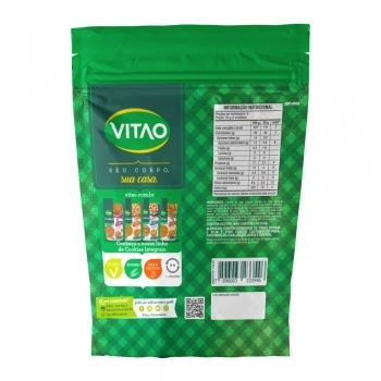 COOKIES INTEGRAL CACAU VITAO 8X120G