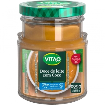 DOCE DE LEITE ZERO C/ COCO VITAO 8X200G