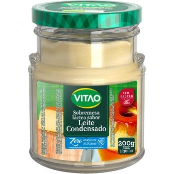 LEITE CONDENSADO ZERO VITAO 8X200G