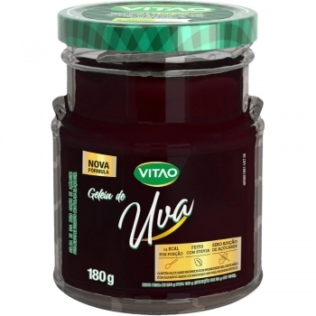 GELEIA ZERO UVA VITAO 8X180G