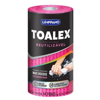 TOALEX MULTIUSO COLORS ROSA C/44 PANOS 12X1