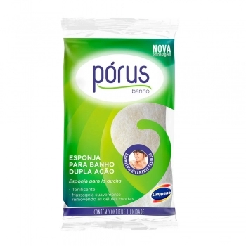 ESPONJA DE BANHO PORUS MISTA 60X1