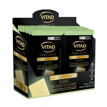 CHOC BRANCO MARCANTE VEGANO ZERO VITAO 48X22G