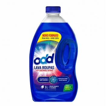 LAVA ROUPAS LIQUIDO LAVAGEM COMPLETA ODD 3L 4UNID