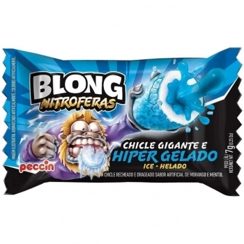 CHICLE BLONG MORANGO 24DPX40X200G
