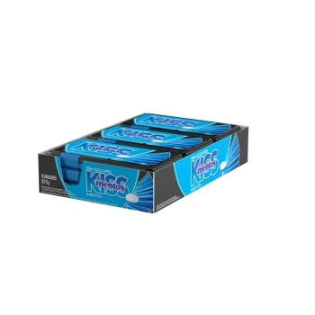MENTOS KISS MORANGO LTA 50X12 C/12