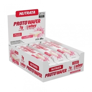 NUTRATA PROTO WAFER SABOR MORANGO 4X12UNX30G