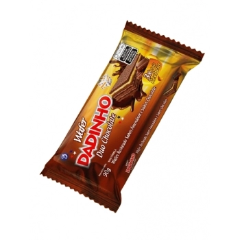 DADINHO WAFER DUO CHOC/CREME 50X90G
