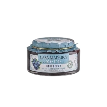 GELEIA CASA MADEIRA ZERO BLUE BERRY 220G 12UNID