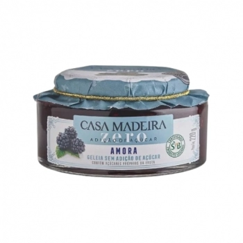 GELEIA CASA MADEIRA ZERO AMORA 220G 12UNID