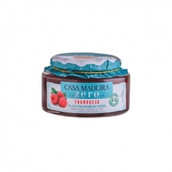 GELEIA CASA MADEIRA ZERO FRAMBOESA 220G 12UNID