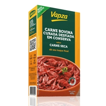 CARNE SECA DESFIADA VAPZA 12X400G