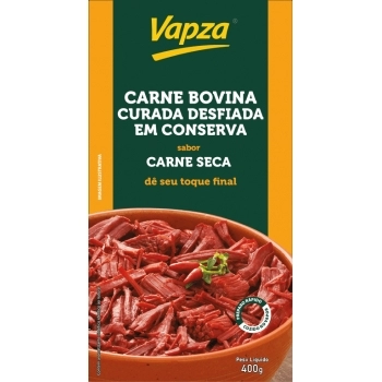 CARNE SECA DESFIADA VAPZA 12X400G