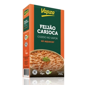 FEIJAO CARIOCA VAPZA SO AQUECER 18X250G
