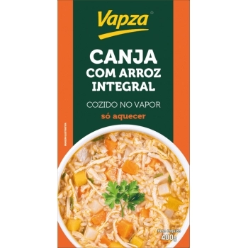 CANJA COM ARROZ INTEGRAL VAPZA 12X400G